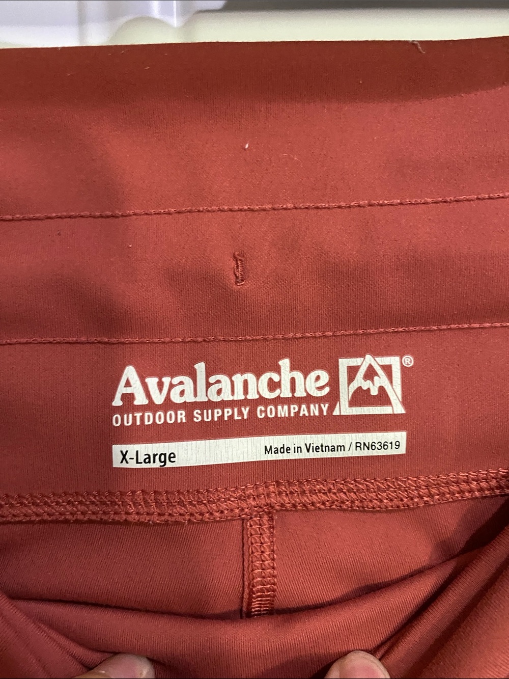 Avalanche Rust Drawstring Joggers - Picture 2 of 4